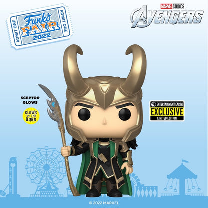 Marvel - Loki with Scepter #985 -  Exclusive Funko Pop! Vinyl Figure