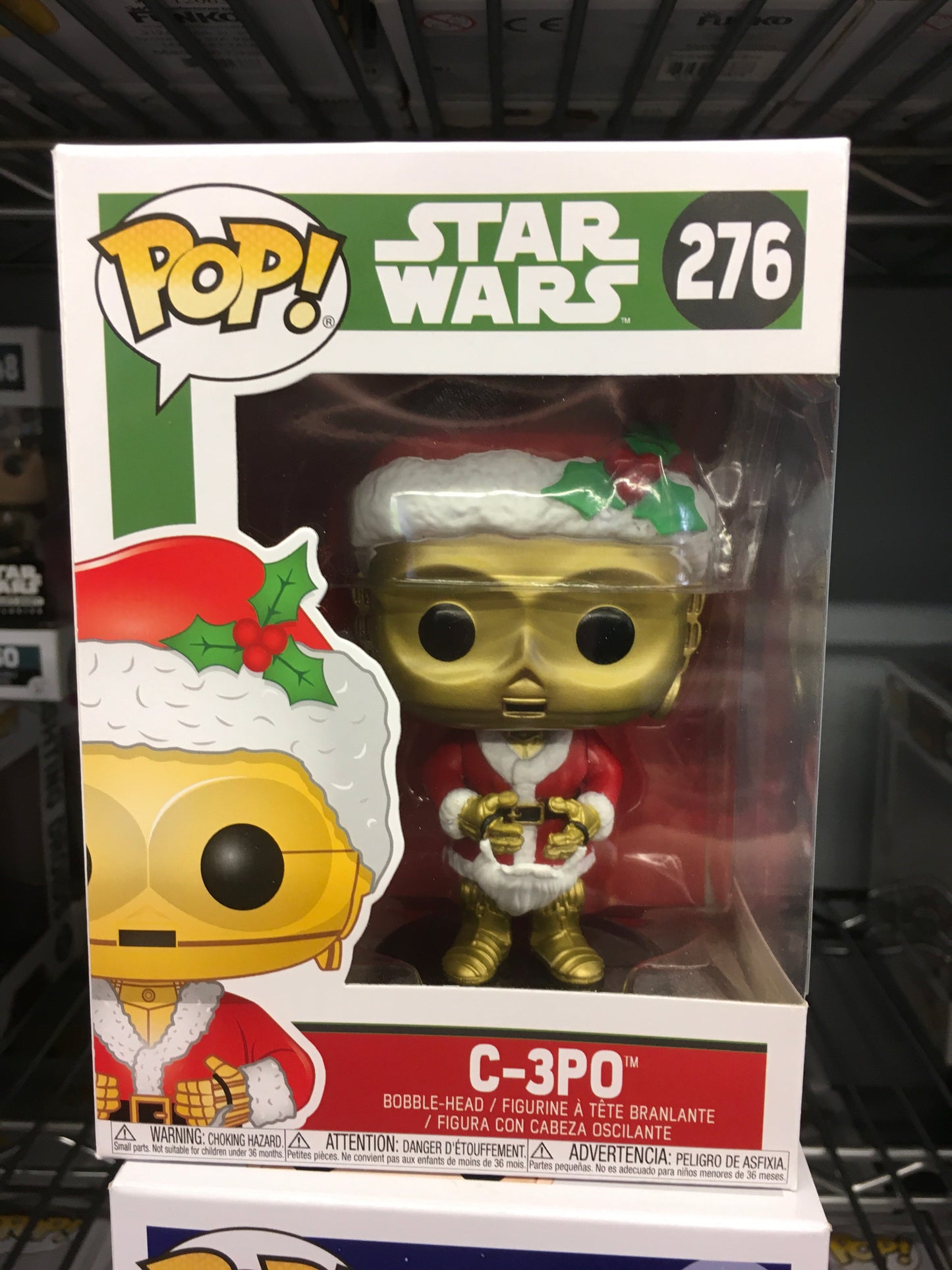 Star Wars C-3PO Holiday Funko Pop vinyl Figure