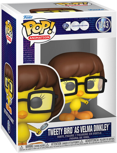 WB100 - Tweety as Velma #1243 - Funko Pop! Vinyl Figure (cartoon)