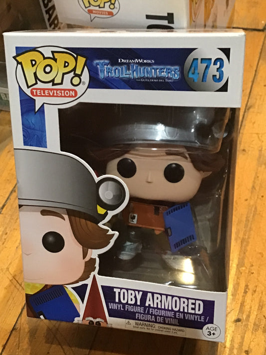 Trollhunters Toby Armored Funko Pop! Vinyl figure cartoon