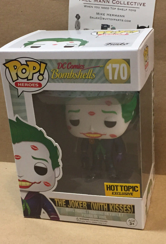 Joker with kisses exclusive Funko Pop! Vinyl figure dc comics