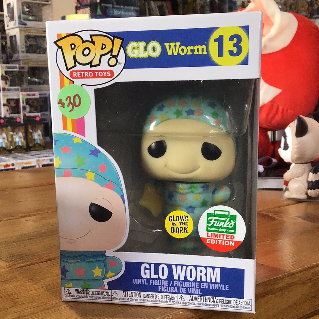 Hasbro Glo Worm 13 Glow Exclusive Funko Pop! Vinyl figure new