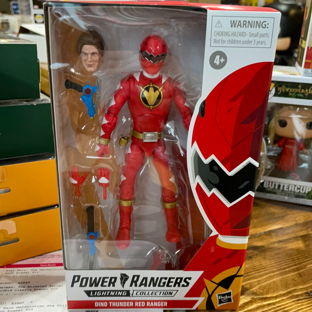 Power Rangers Lightning Collection Dino Thunder Red Ranger Action Figure