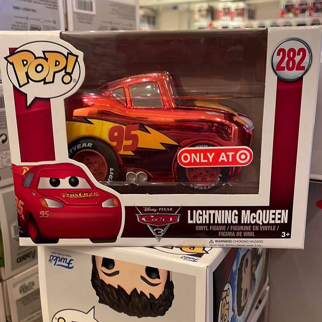 Disney Lightning McQueen chrome 282 Cars Funko Pop! Vinyl figure