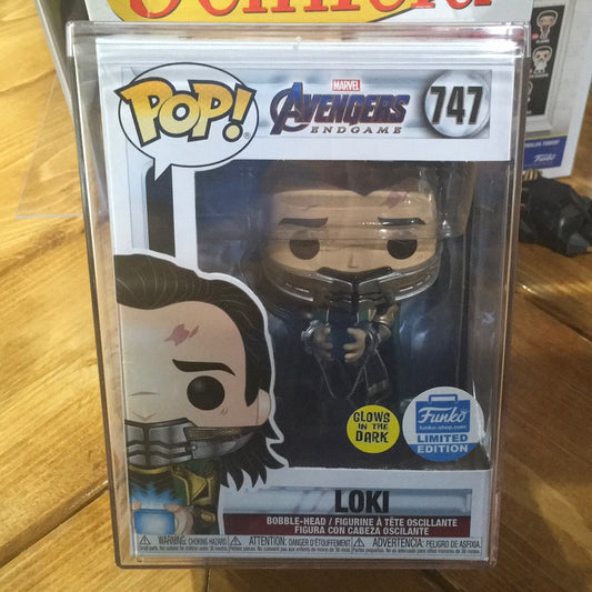 Avengers Endgame Loki 747 shop Exclusive Funko Pop! vinyl figure