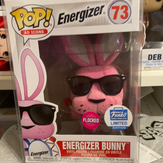 Energizer Bunny flocked exclusive 73 Funko Pop! Vinyl figure icons
