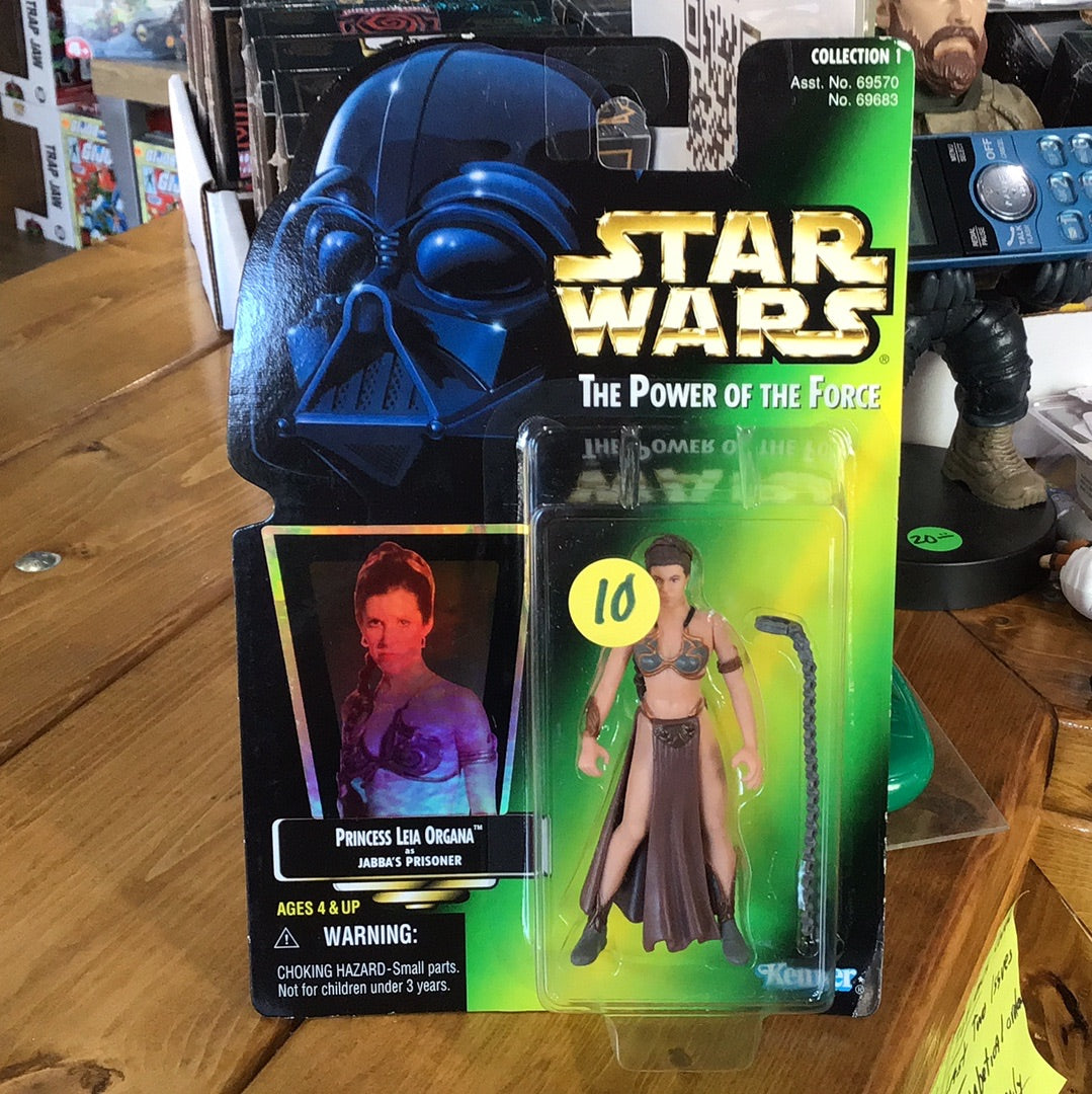 Star Wars: Power of the Force - Princess Leia Organa as Jabba’s Prisoner - Hasbro Action Figure
