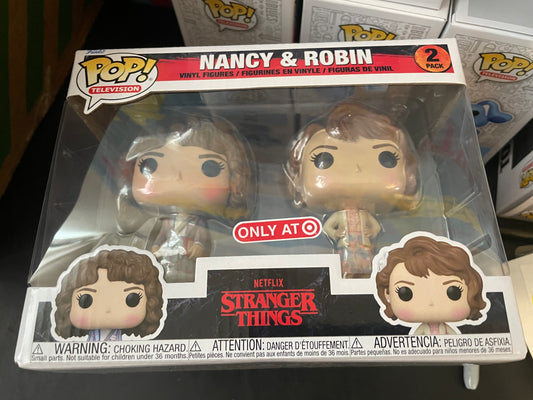 Stranger Things Nancy Robin 2-Pack Exclusive Funko Pop! Vinyl figure Televison