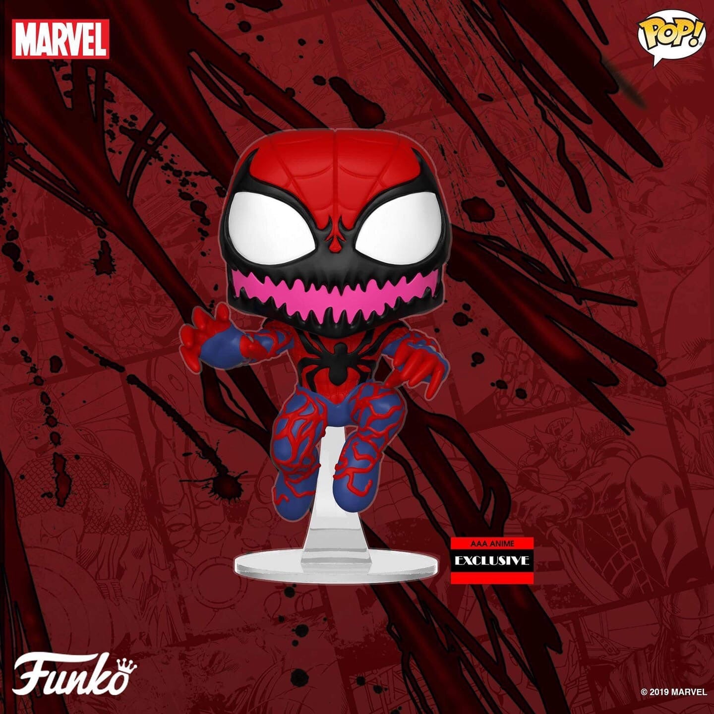 Spider-carnage AAA Exclusive Funko Pop! Vinyl Figure