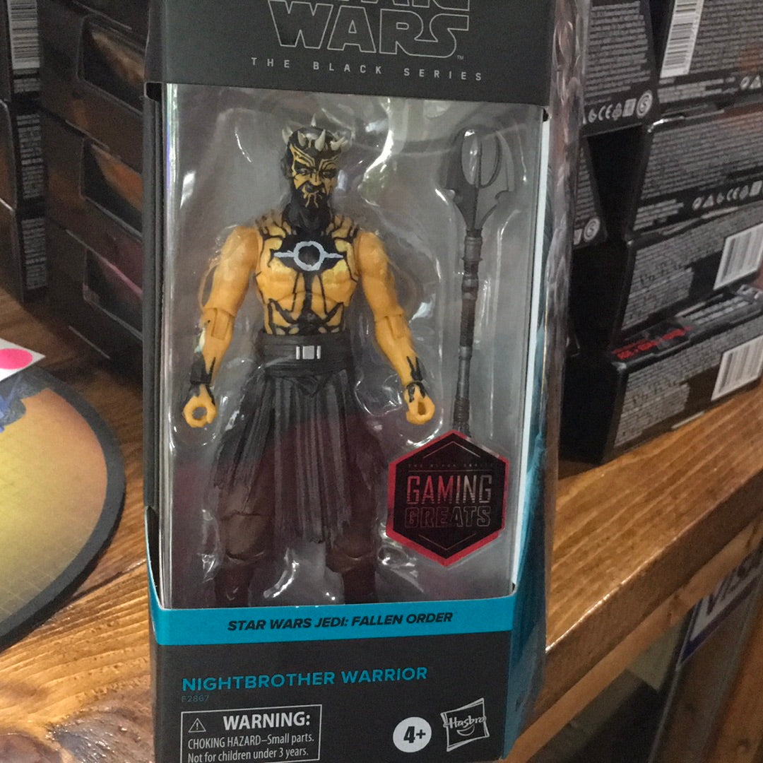 Star Wars night brother warrior Black Series hasbro action figure