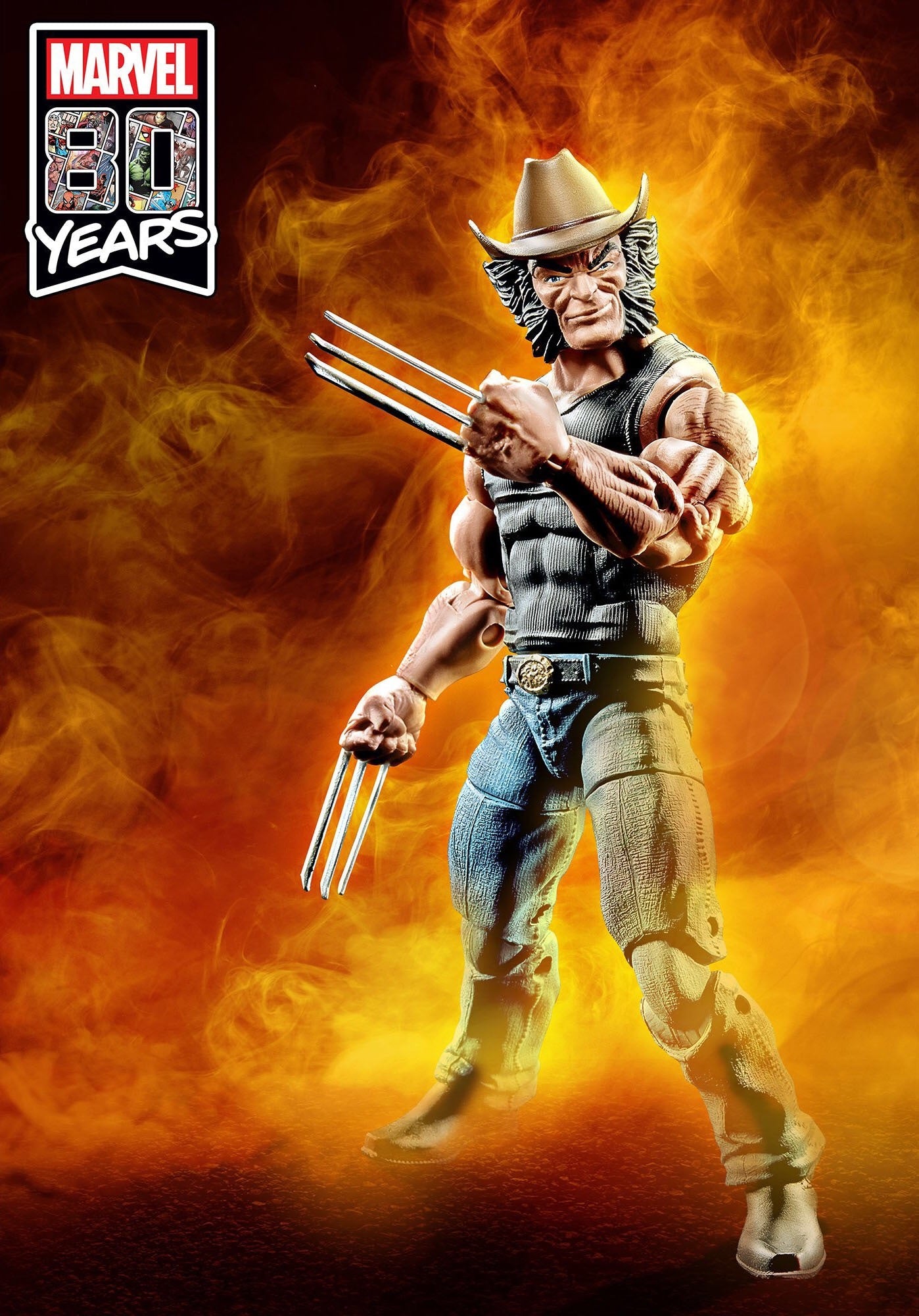 Marvel Legends Cowboy Logan Wolverine exclusive Hasbro