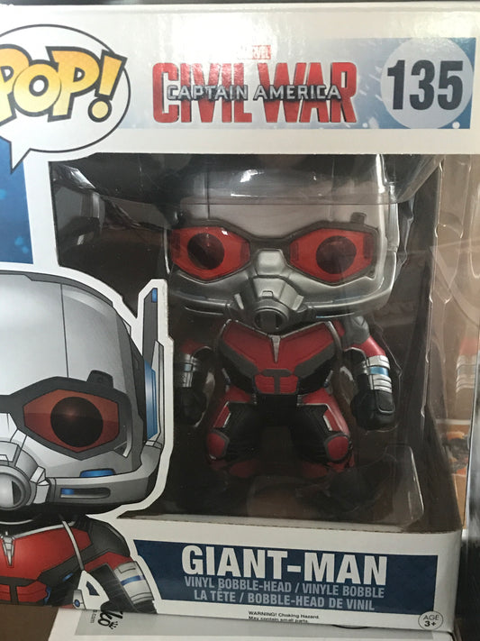 Ant Man Giant-Man Civil War 135 Funko Pop vinyl figure Marvel