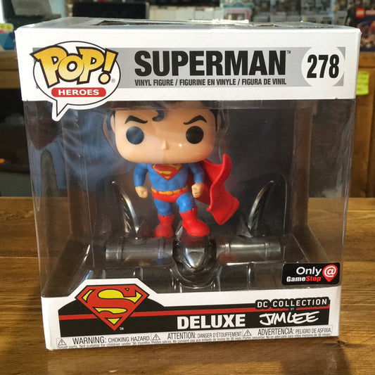 Superman deluxe exclusive 278 Jim Lee Funko Pop! Vinyl figure dc comics