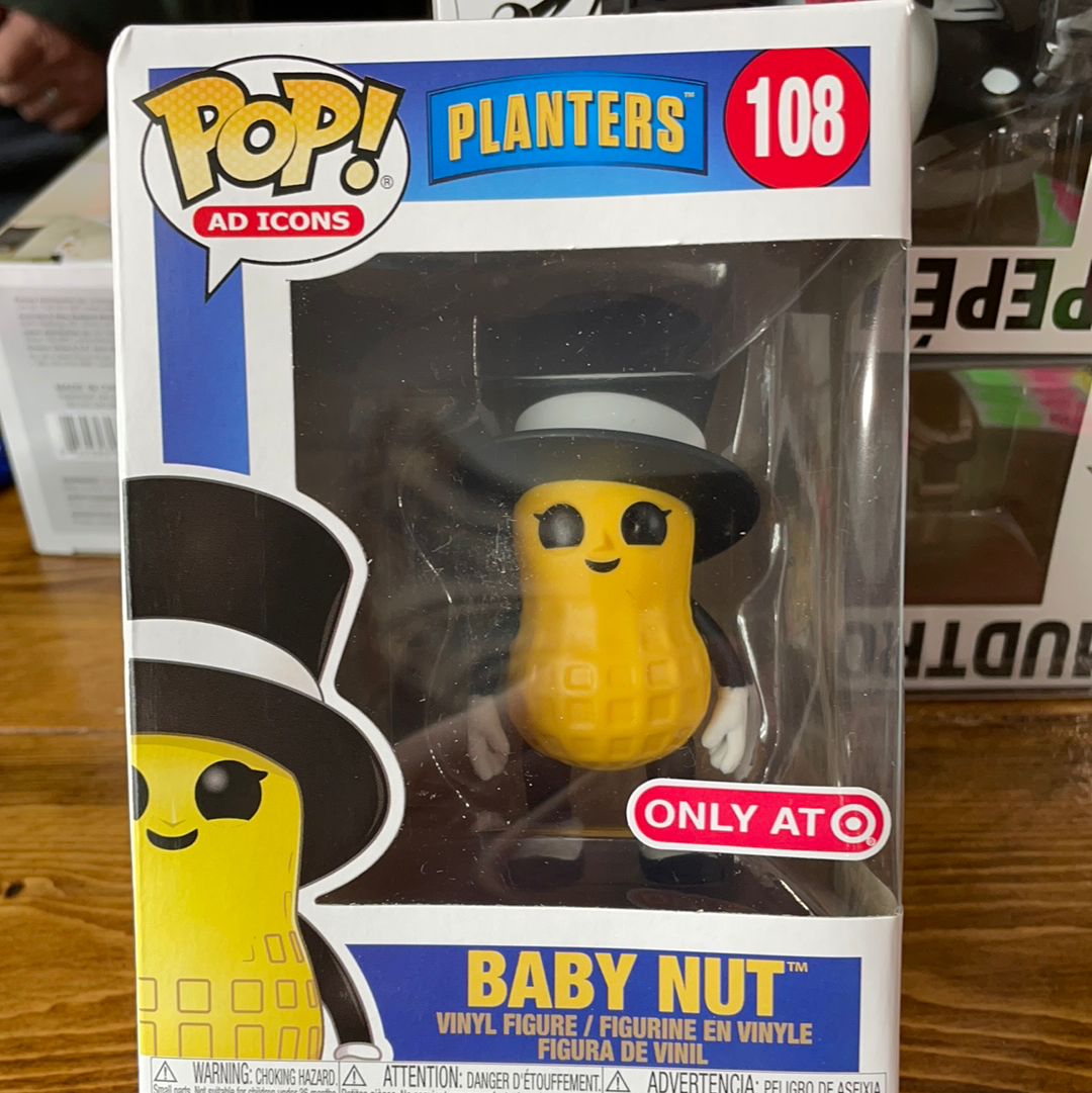 Planters Baby Nut 108 exclusive Funko Pop! Vinyl figure icons