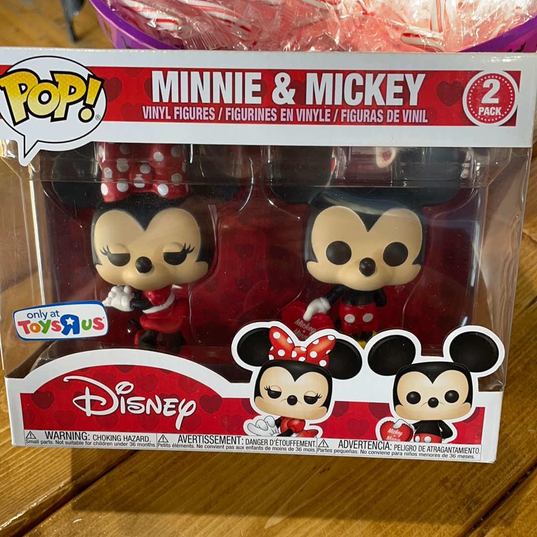 Mickey Mouse Minnie 2 pack exclusive Funko Mini disney Vinyl Figure