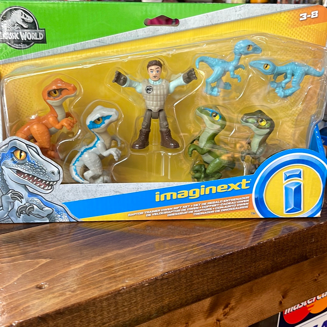 Jurassic World Owen with Raptors imaginext