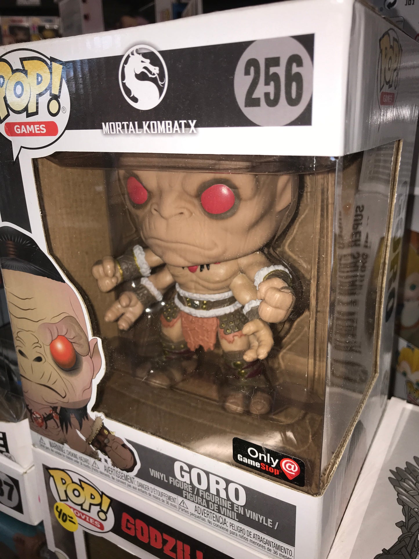 Mortal kombat Goro exclusive 6 inch 256 Funko Pop! Vinyl figure