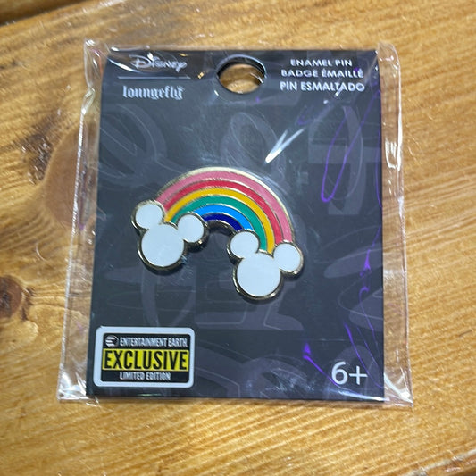 Disney Mickey Ears Rainbow Enamel Pin by Loungefly (Pride)