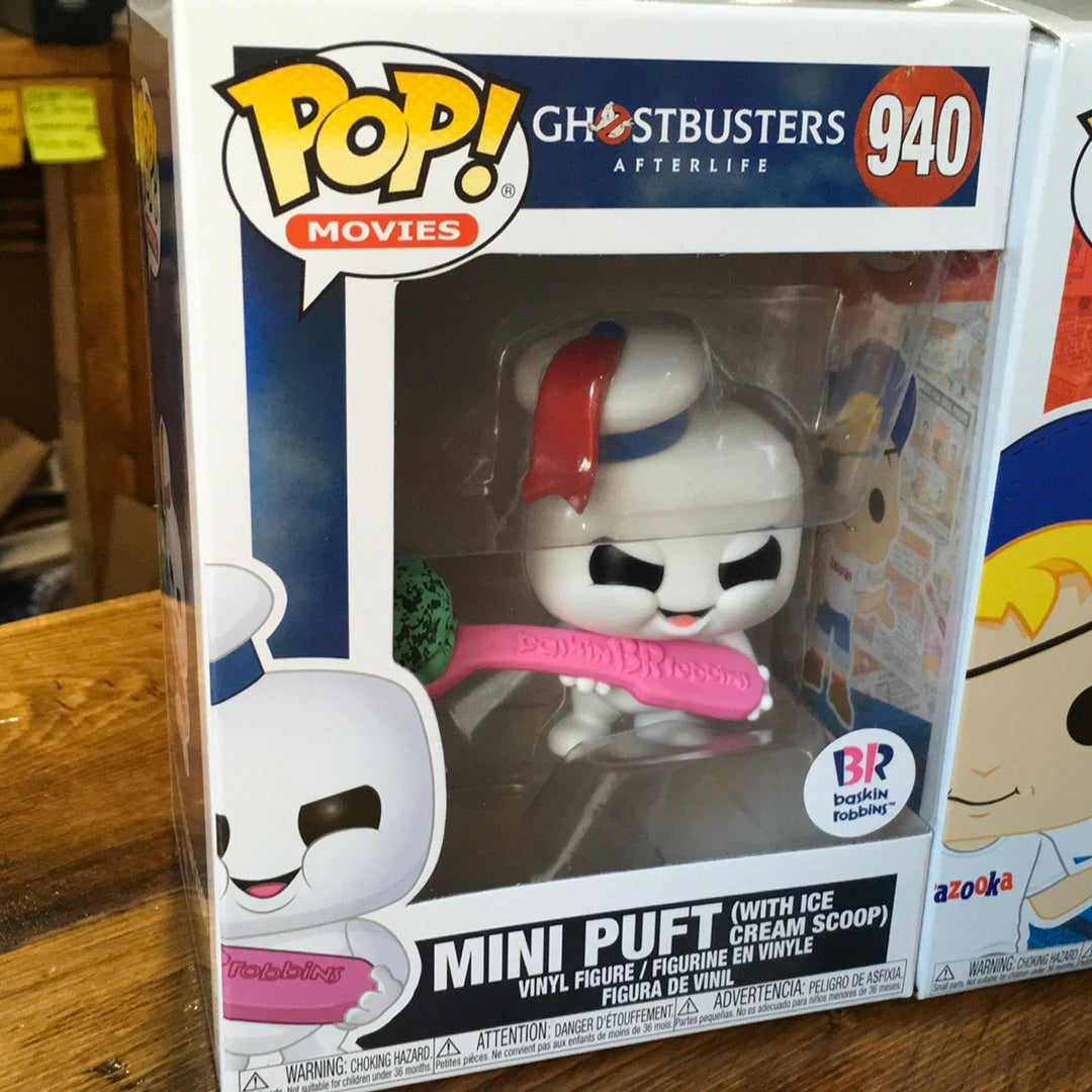 Ghostbusters: Afterlife mini Puft ice cream 940 Funko Pop! Vinyl figure movies