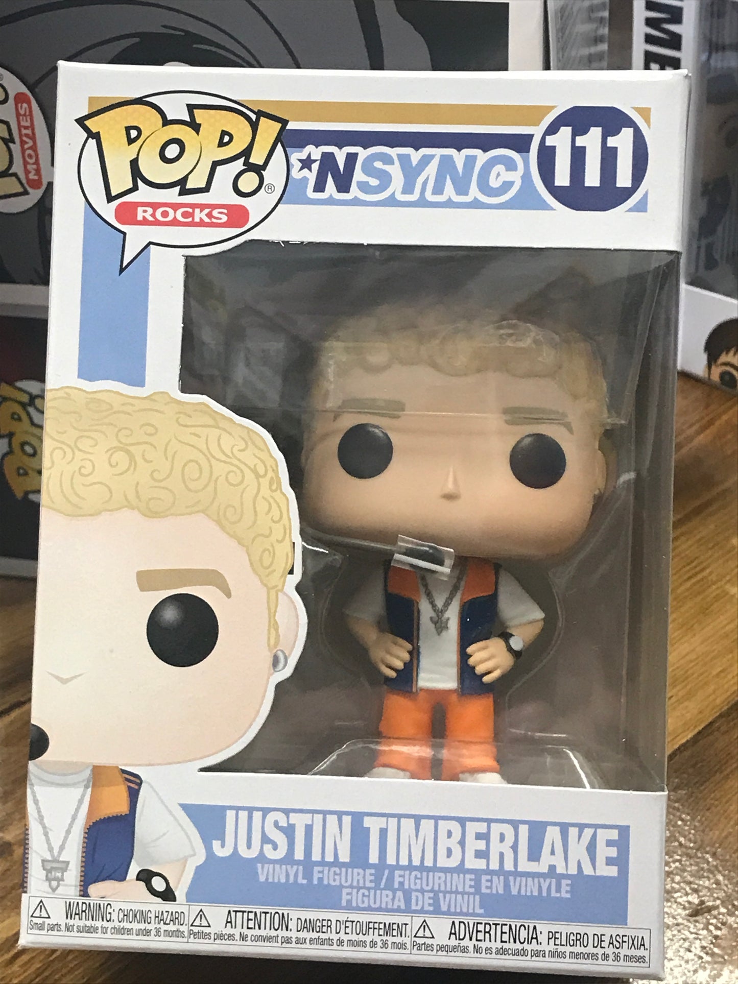 *NSYNC Justin Timberlake #111 - Funko Pop! Vinyl Figure (rocks)