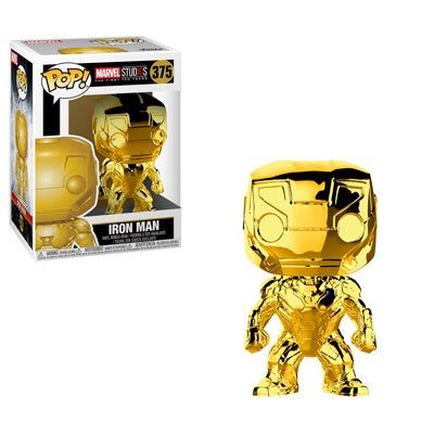 Marvel Studios chrome Iron Man Funko Pop Vinyl Figure