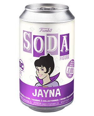 Super Friends Jayna w/vamp Vinyl Soda sealed Mystery Funko figure LIMIT 2