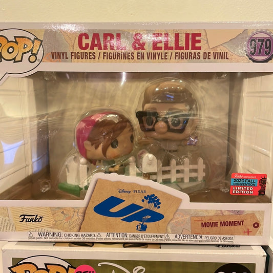 Disney UP Carl and Ellie 2 Pack exclusive 979 Moment Funko Pop! Vinyl figure