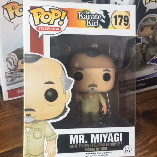 Karate Kid Mr Miyagi 179 Funko Pop! Retired vinyl figure movie