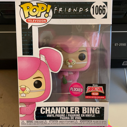 Friends Chandler Bing flocked exclusive Funko Pop! Vinyl figure television