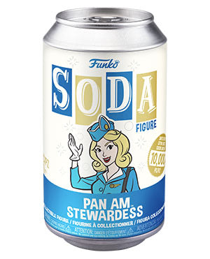 Ad Icons - Pan Am Stewardess - Sealed Funko Mystery Soda Figure
