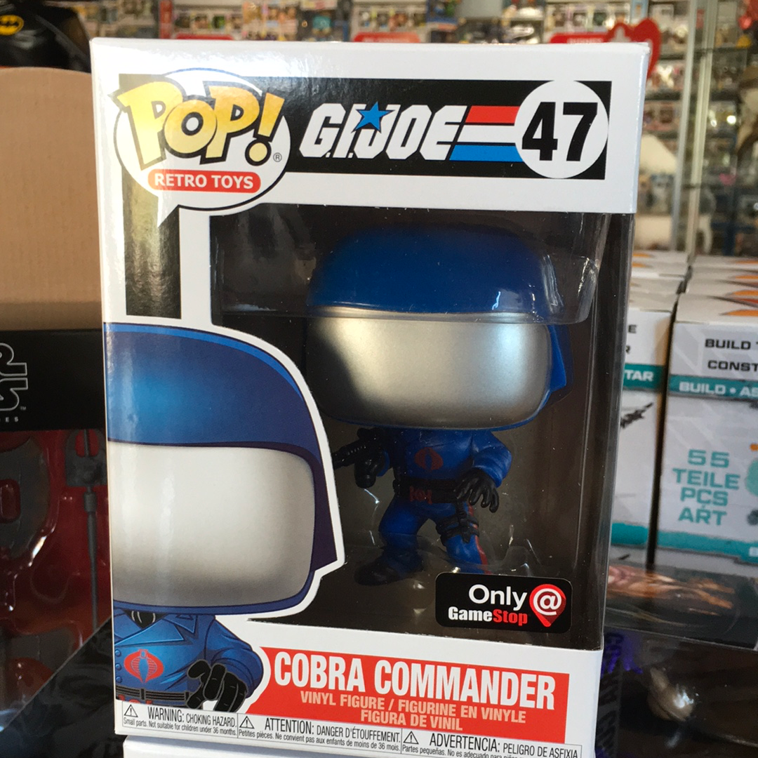 Gijoe Cobra Commander exclusive Funko Pop! Vinyl Figure cartoon