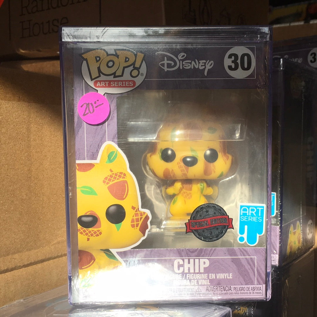 Disney Art Series Chip 30 Special Edition Funko Pop! Vinyl Figure