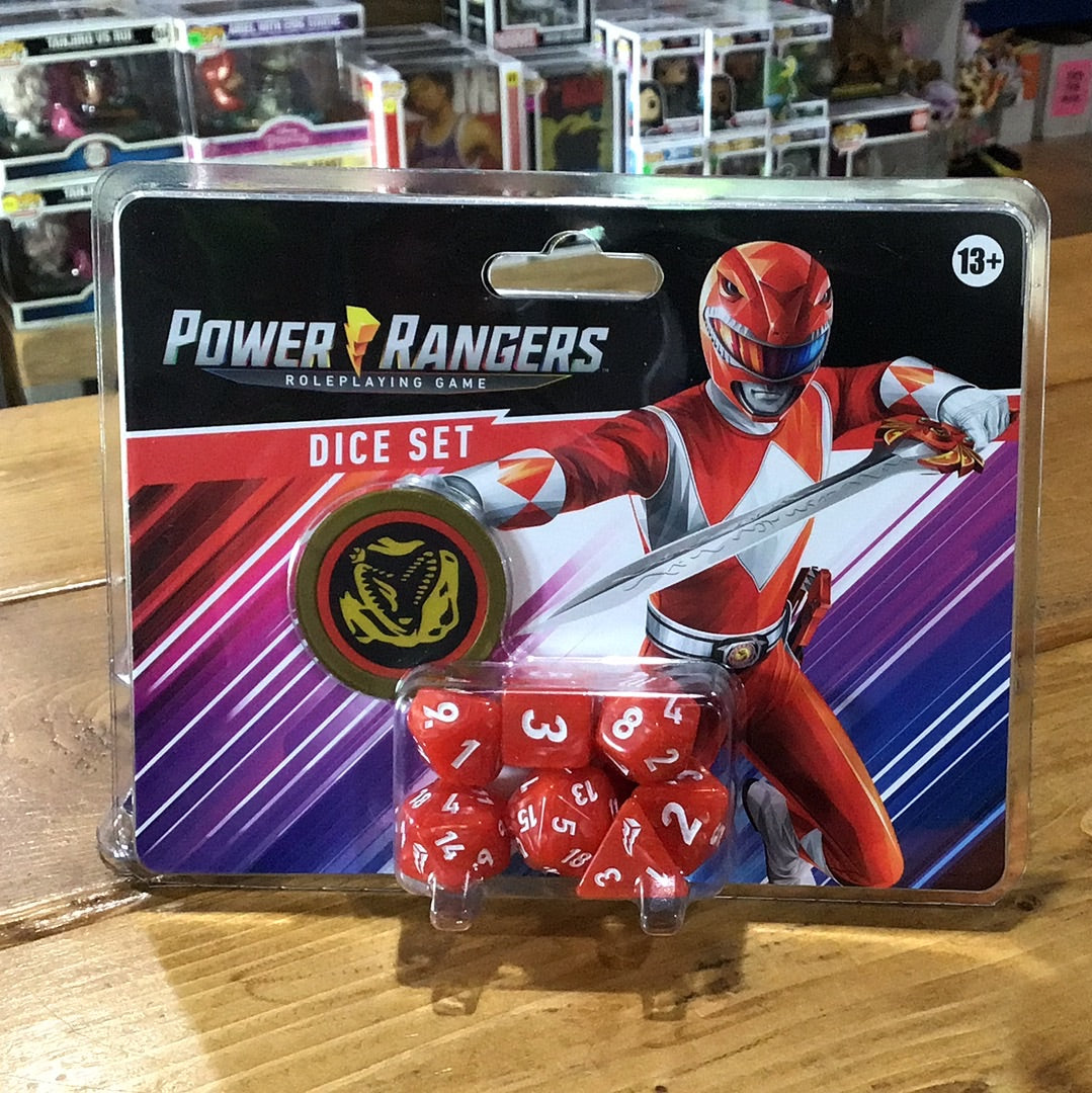 Power Rangers Roleplaying Game Dice Set - Red Ranger (Television)