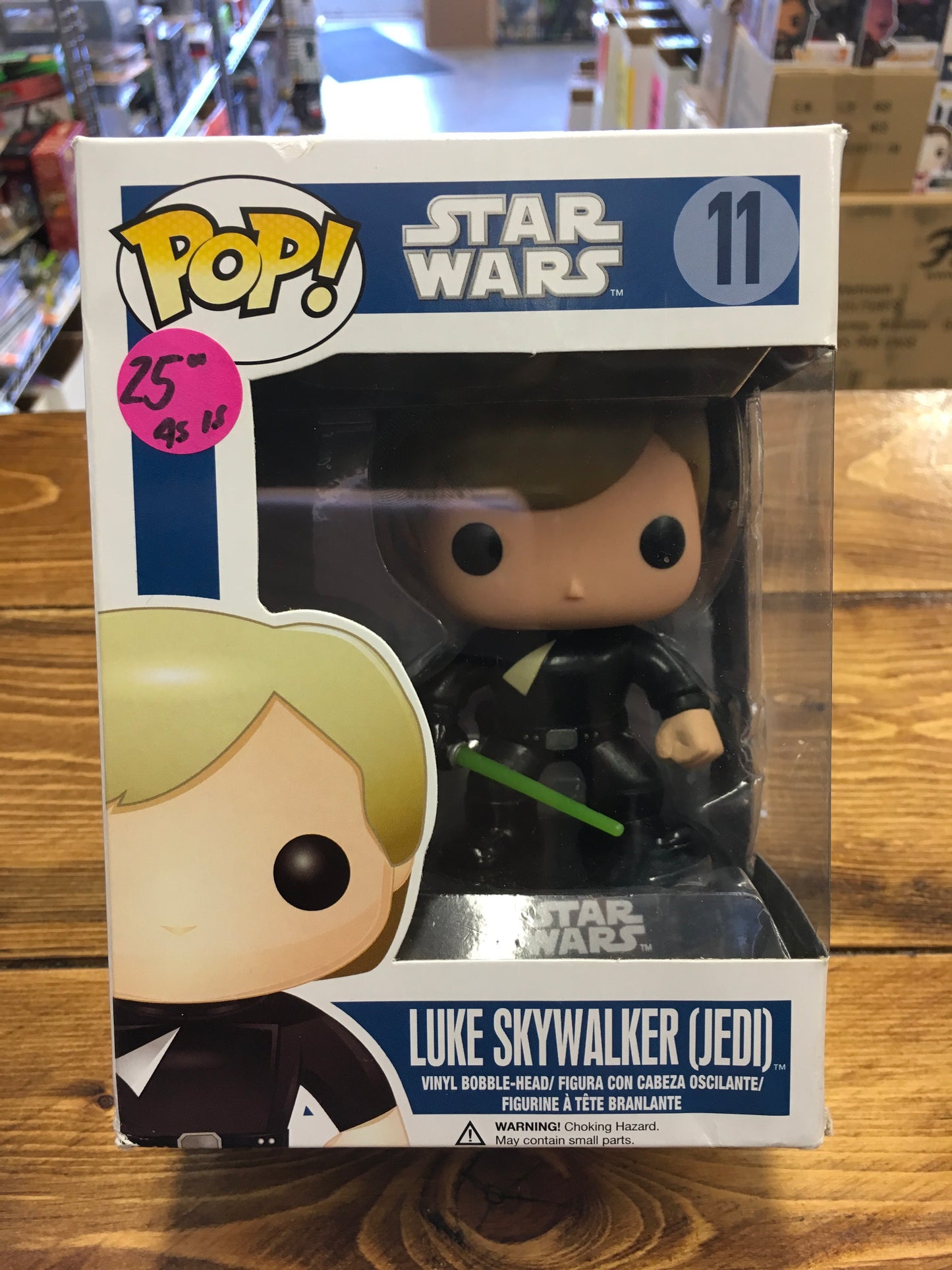 Star Wars Luke Skywalker [Jedi] #11 (blue box) Funko Pop! Vinyl Bobble-Head 2020