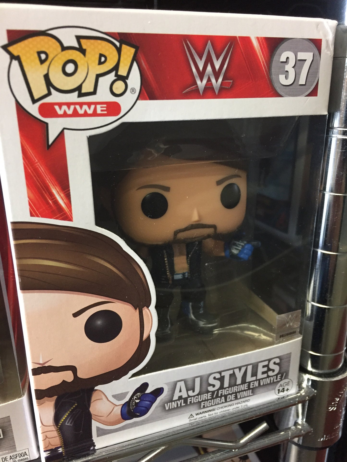 WWE AJ Styles Funko Pop! Vinyl figure sports