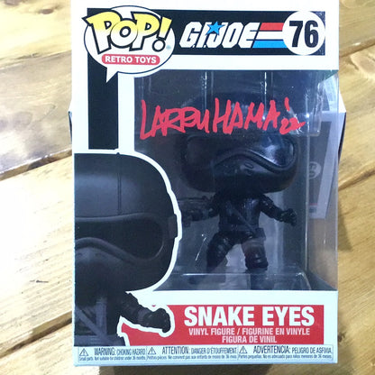 Larry Hama Autographed G.I. Joe Funko Pop! Vinyl Figures