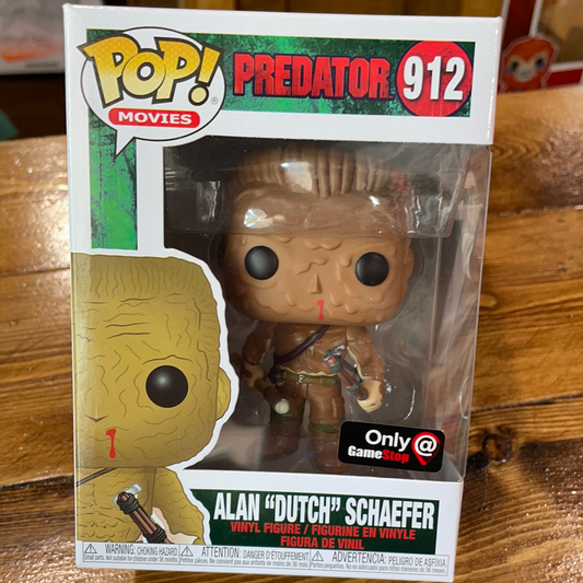 Predator Alan Dutch Schaefer exclusive 912 Funko Pop! Vinyl figure cartoon