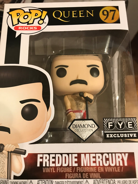 Queen Freddy Mercury diamond rocks Funko Pop! Vinyl Figure