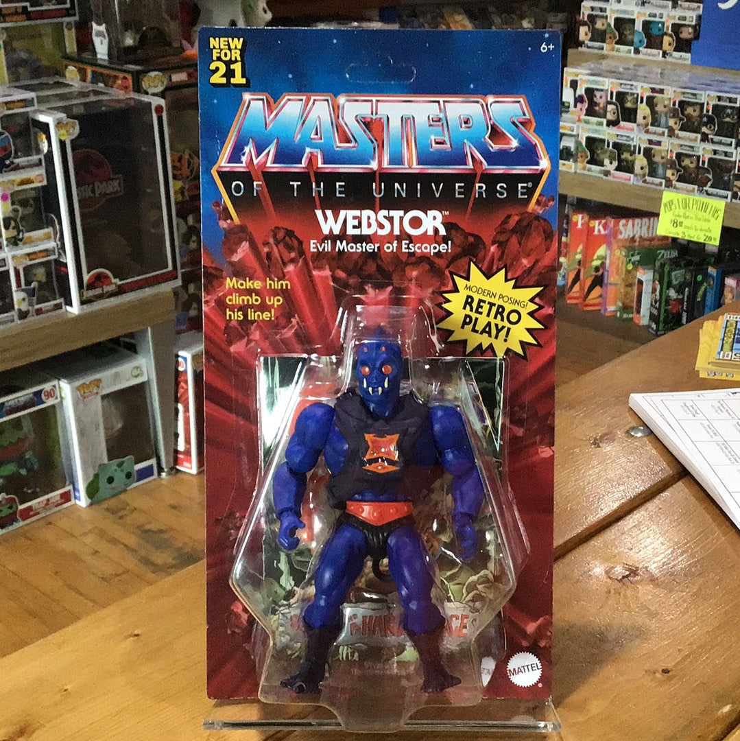 MOTU Masters of the Universe - Webstor Mattel Retro Action Figure