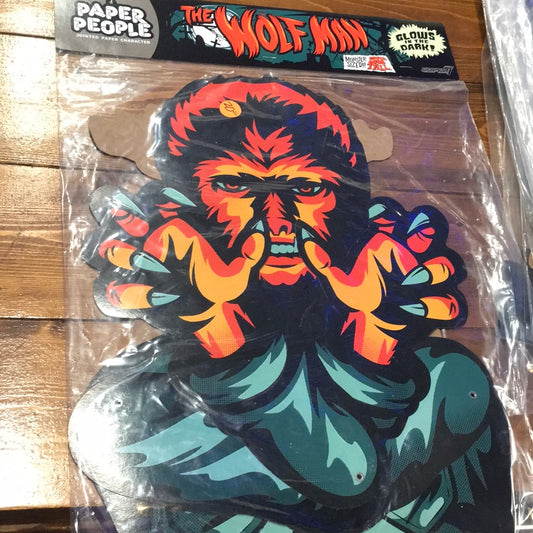 The Wolf Man Paper People Super 7