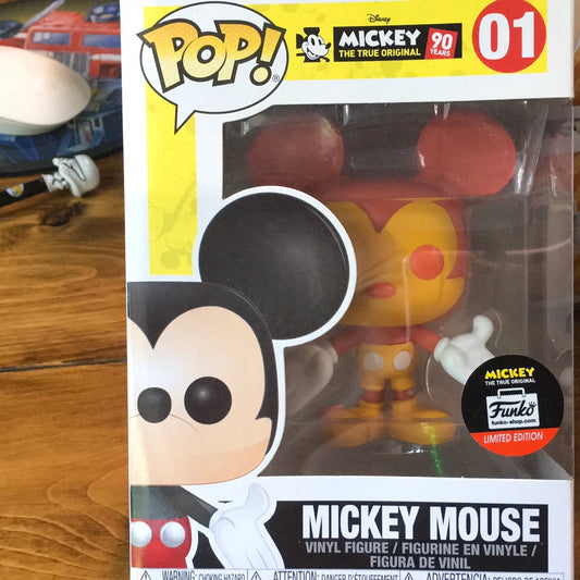 Mickey Orange exclusive 01  Funko Pop! Vinyl figure Disney