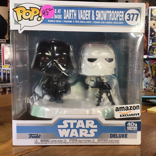 Star Wars Darth Vader & Stormtrooper 377 Exclusive Funko Pop! Vinyl figure