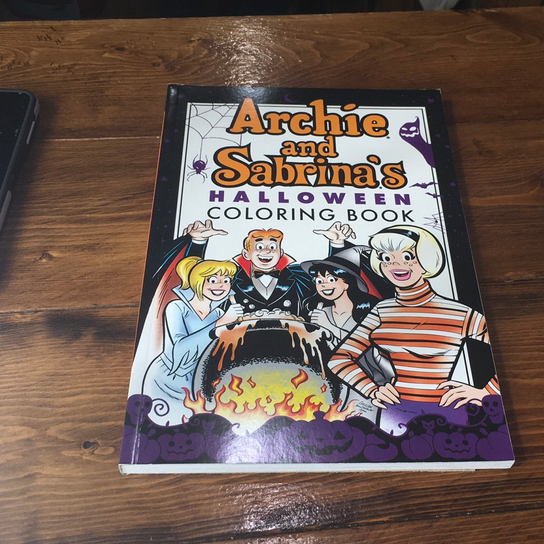 Archie and Sabrina Halloween Coloring Book