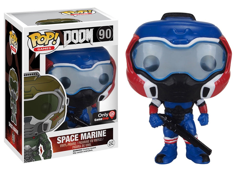 Doom American Hero Space Marine Funko Pop! Vinyl exclusive game