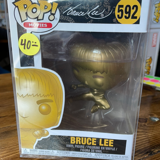 Icons - Bruce Lee #592 (Gold) - Exclusive Funko Pop! Vinyl Figure