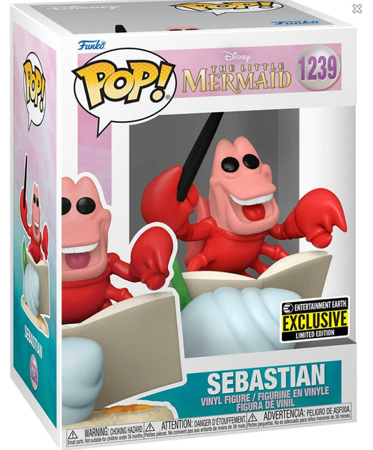Disney Little Mermaid - Sebastian #1239 - Exclusive Funko Pop! Vinyl Figure