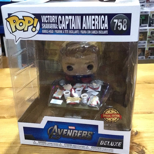 Marvel Captain America Victory Shawarma Exclusive Funko Pop! Vinyl Figure avengers