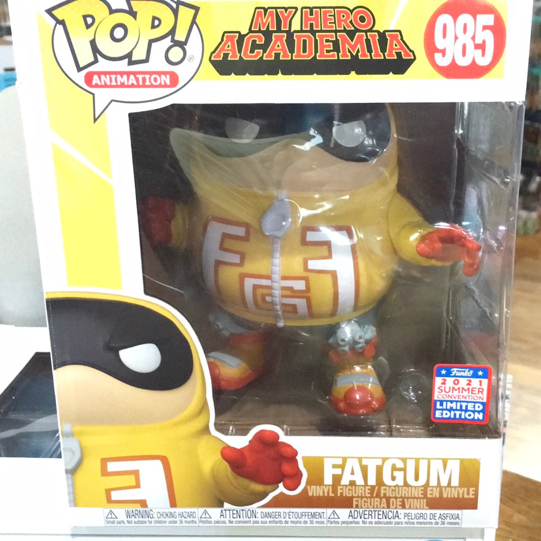 My Hero Academia Fatgum 985 exclusive Funko Pop! vinyl figure anime