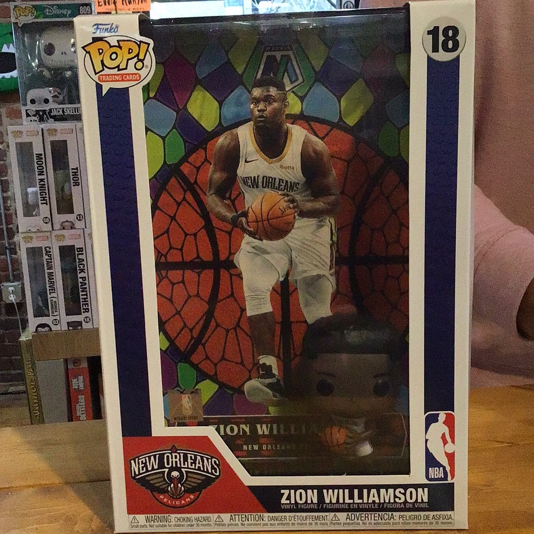 Trading Cards: Zion Williamson #18 (mosaic) - Funko Pop! Vinyl Figure (sports)