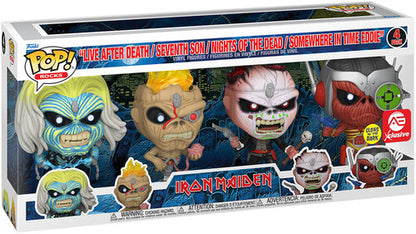 Iron Maiden - Exclusive GITD Funko Pop! 4-pack (Rocks)